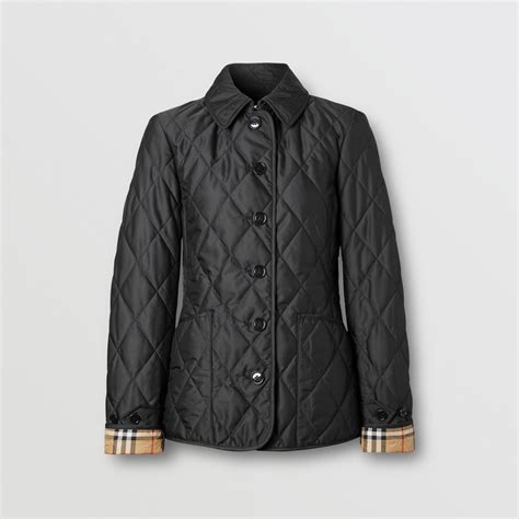 burberry diamond quilted jacket.